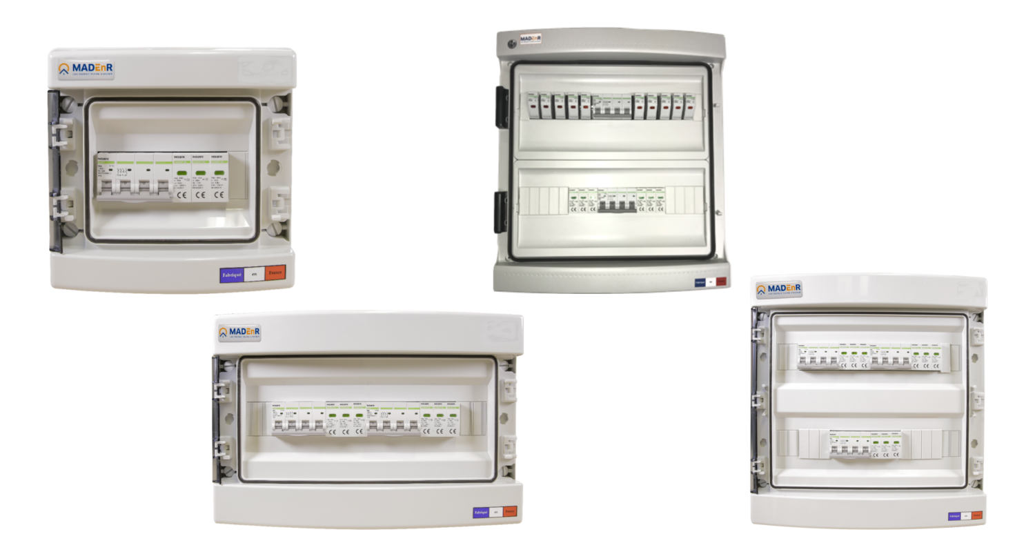 Coffrets photovoltaïque DC 1000 VDC