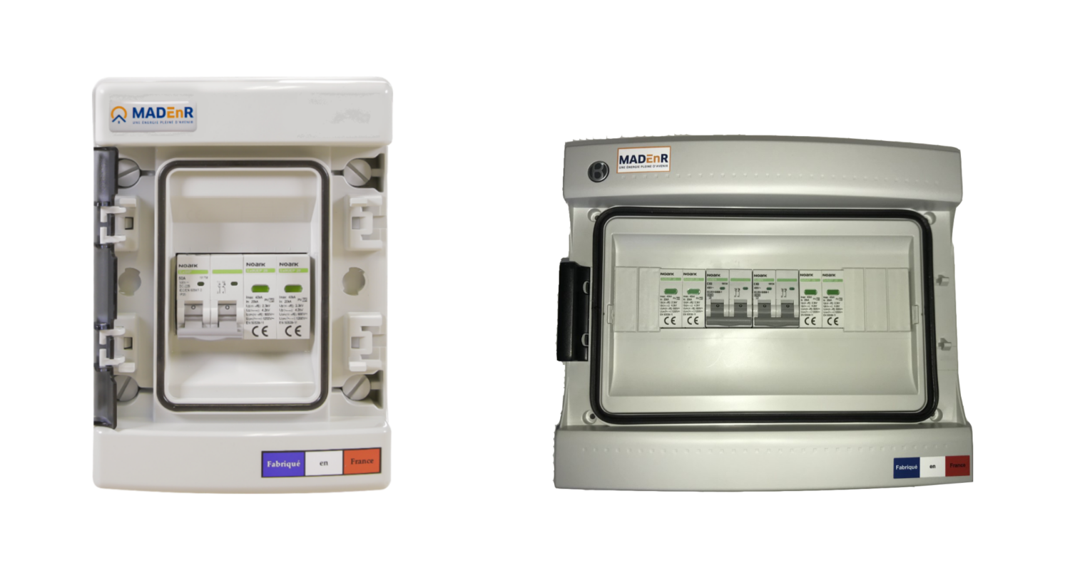 Coffrets photovoltaïques DC 600 VDC