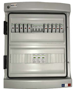 Coffret photovoltaïque DC 1000 V 1 MPPT avec fusible et parafoudre