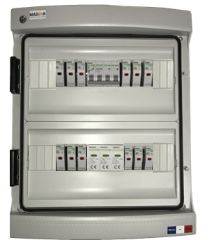 Coffret photovoltaïque DC 1000 V 1 MPPT avec fusible et parafoudre